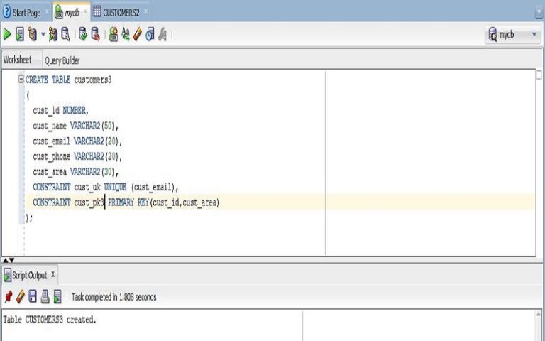 pgcli create table example